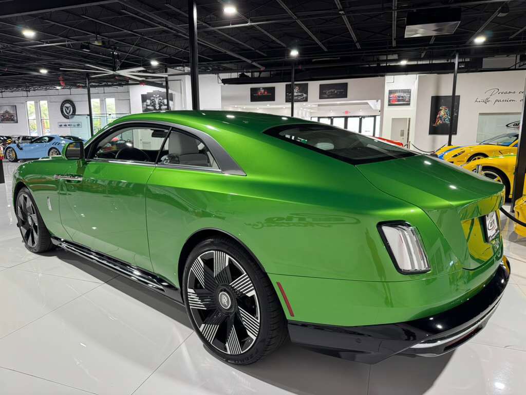2024 Rolls-Royce Spectre Pebble Beach Special Commission, Brenner Green paint, bespoke interior, Bespoke Audio AND MUCH MORE! Fort Lauderdale FL