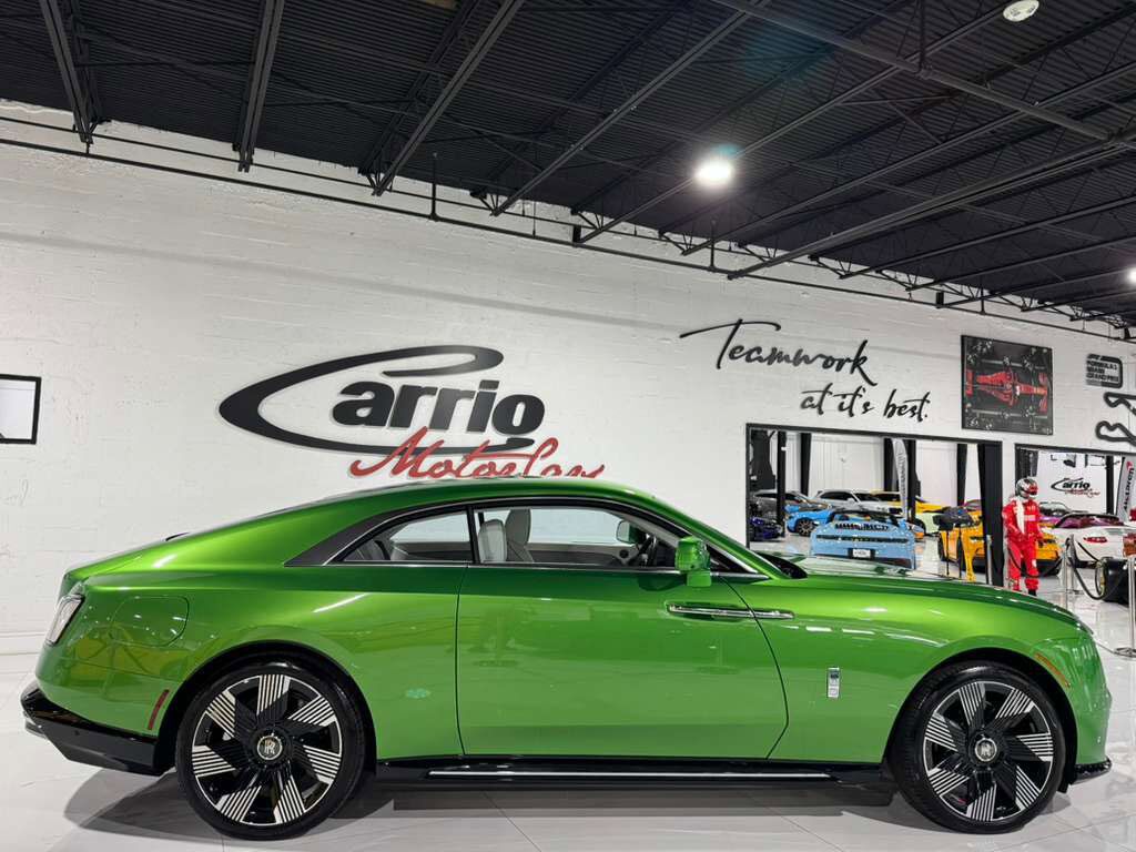 2024 Rolls-Royce Spectre Pebble Beach Special Commission, Brenner Green paint, bespoke interior, Bespoke Audio AND MUCH MORE! Fort Lauderdale FL