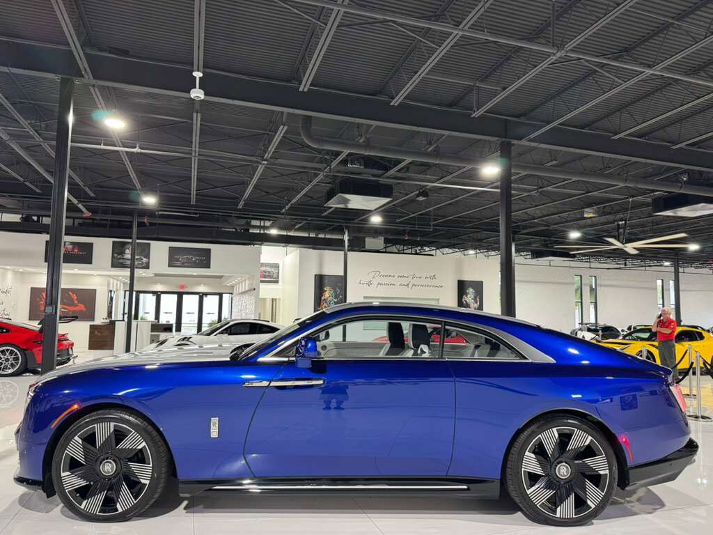 2024 Rolls-Royce Spectre Salamanca Blue paint, Bespoke interior, Bespoke Audio system, starlight headliner & MUCH MORE!! Fort Lauderdale FL