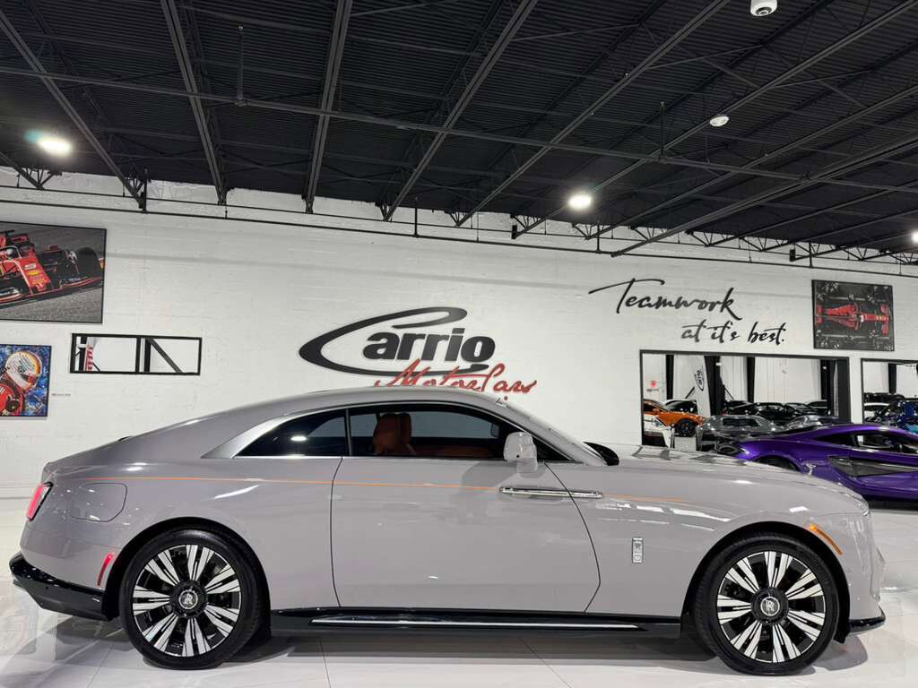 2024 Rolls-Royce Spectre Tempest Grey paint, Mandarin coachline, Mandarin interior, shooting star headliner AND MUCH MORE!!! Fort Lauderdale FL
