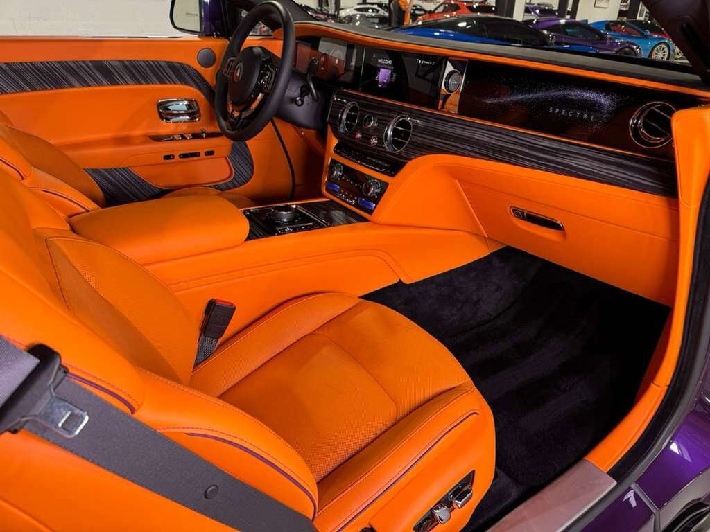 2024 Rolls-Royce Spectre Twilight Purple paint, Mandarin interior, shooting star headliner AND MUCH MORE!! Fort Lauderdale FL