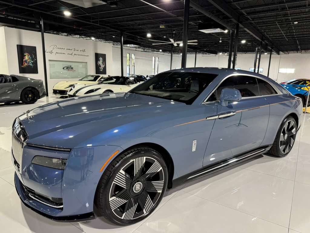 2024 Rolls-Royce Spectre Wittering Blue paint,hand-painted coachline,Bespoke Audio system,shooting star headliner & MORE!! Fort Lauderdale FL