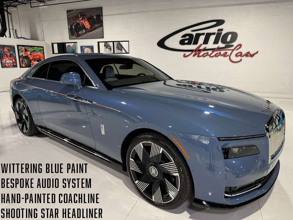 2024 Rolls-Royce Spectre Wittering Blue paint,hand-painted coachline,Bespoke Audio system,shooting star headliner & MORE!! Fort Lauderdale FL