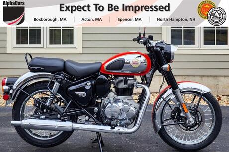 2024 Royal Enfield Classic 350 Chrome Red Boston MA