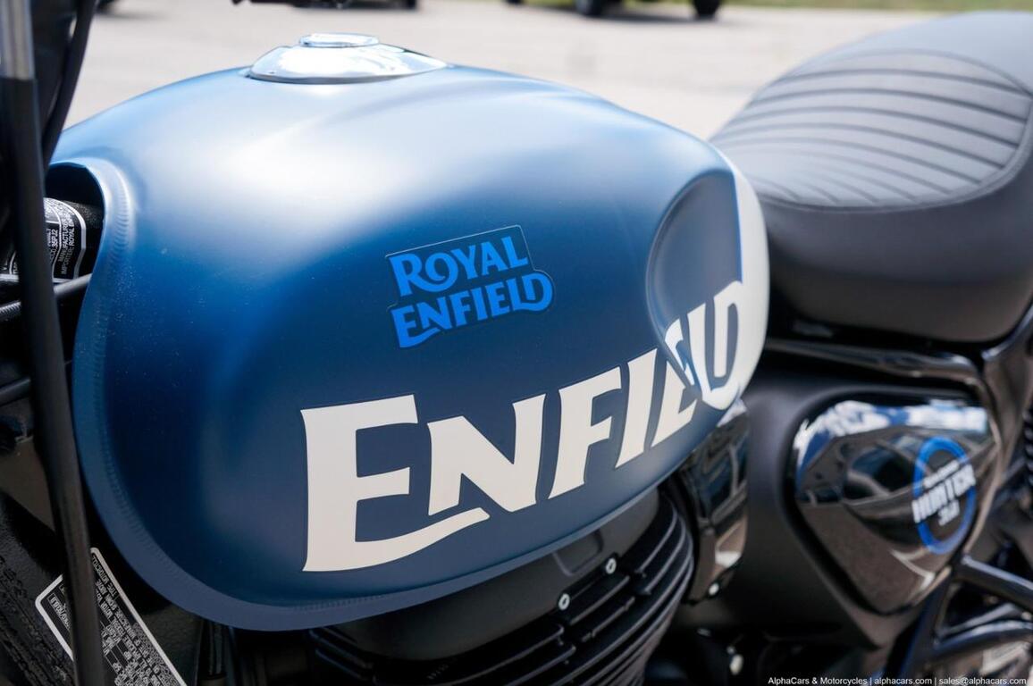 2024 Royal Enfield Hunter 350 Rebel Blue Boston MA