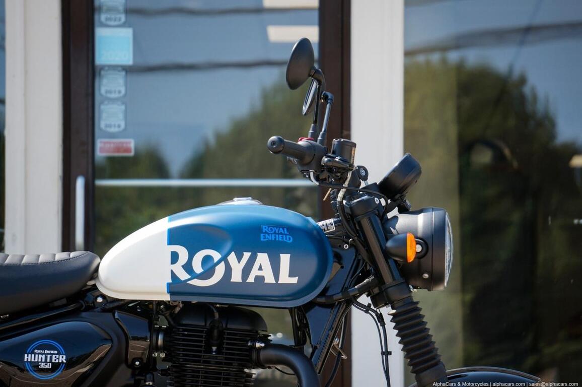2024 Royal Enfield Hunter 350 Rebel Blue Boston MA