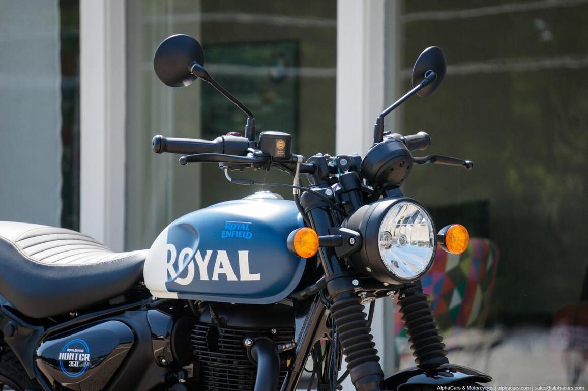 2024 Royal Enfield Hunter 350 Rebel Blue Boston MA