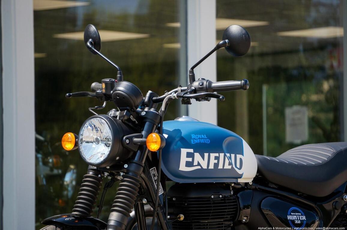 2024 Royal Enfield Hunter 350 Rebel Blue Boston MA