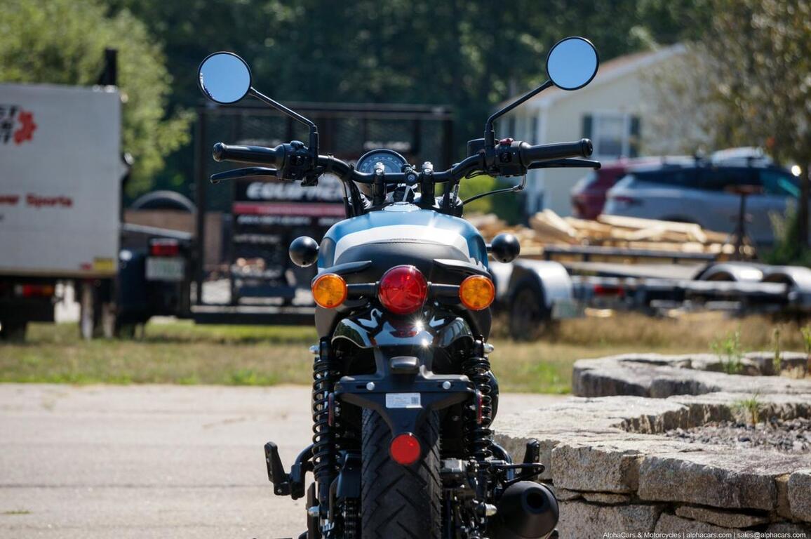 2024 Royal Enfield Hunter 350 Rebel Blue Boston MA