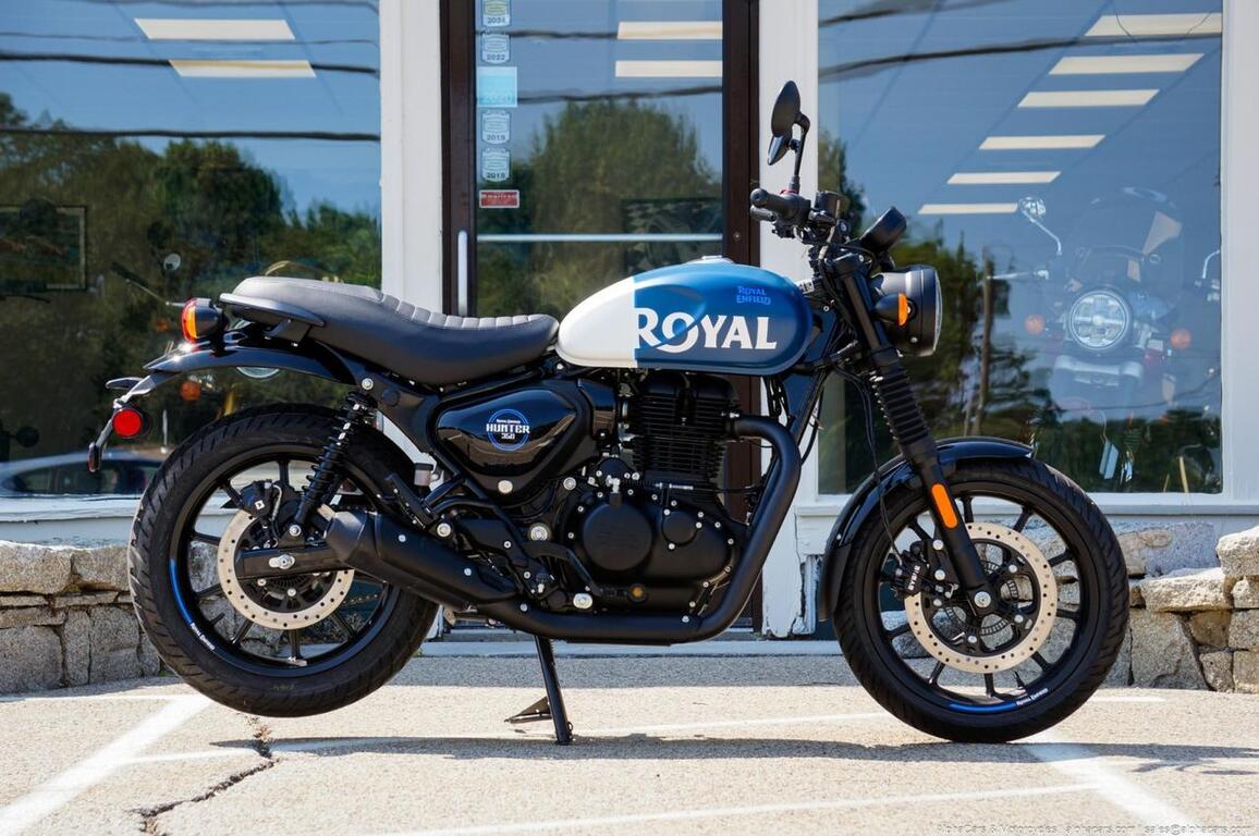 2024 Royal Enfield Hunter 350 Rebel Blue Boston MA