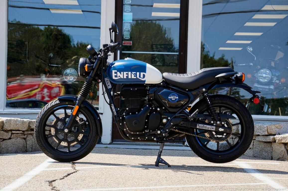2024 Royal Enfield Hunter 350 Rebel Blue Boston MA