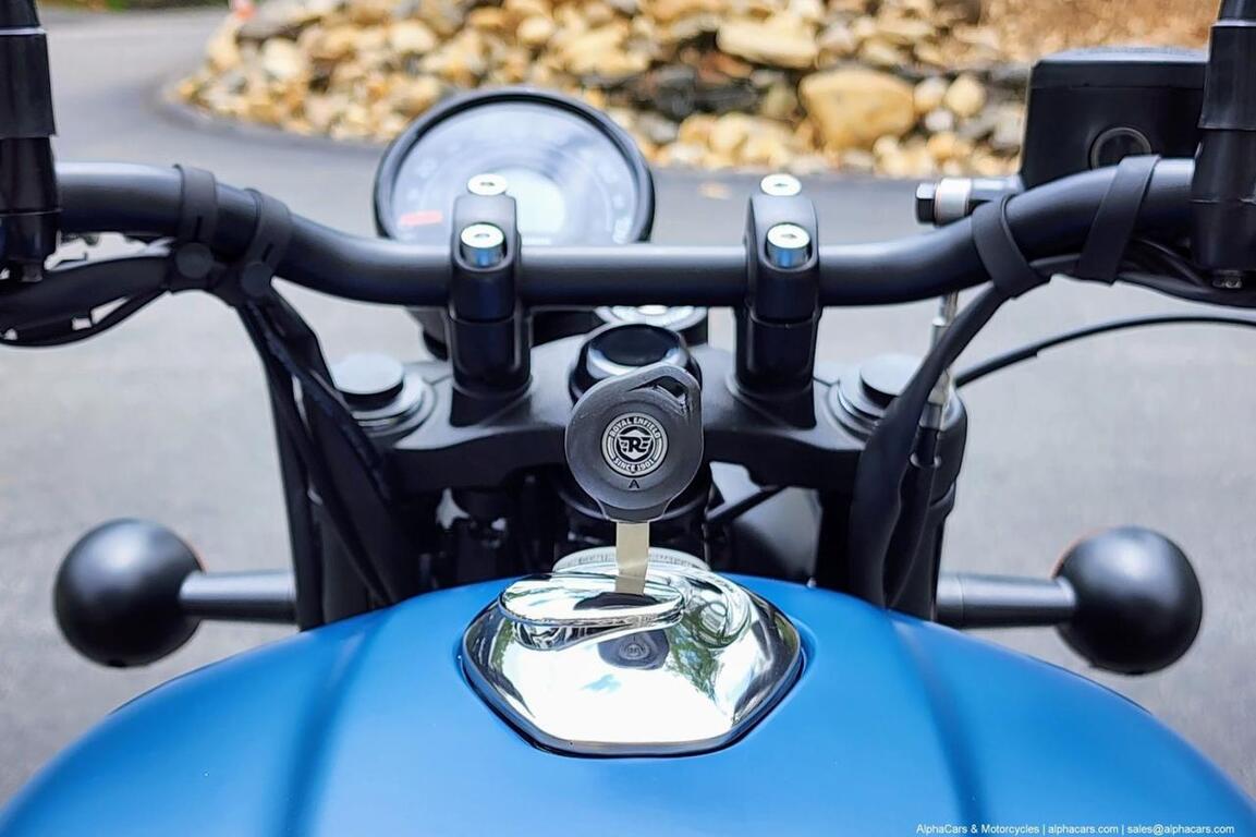 2024 Royal Enfield Hunter 350 Rebel Blue Boston MA