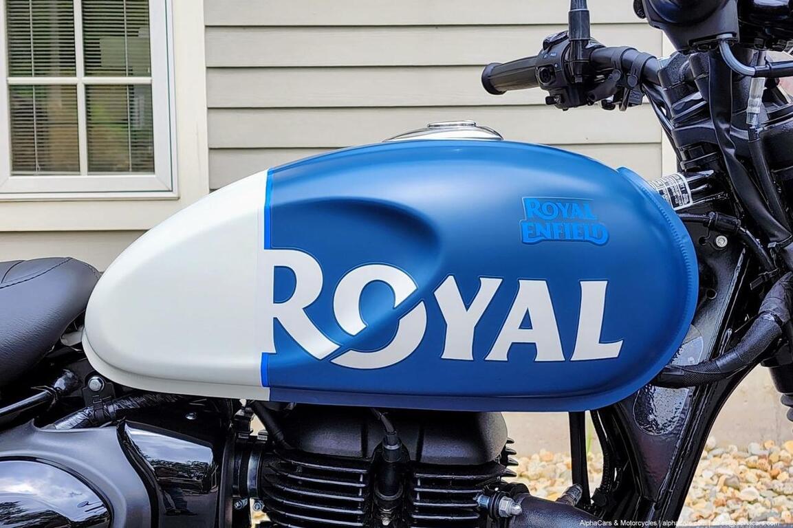 2024 Royal Enfield Hunter 350 Rebel Blue Boston MA