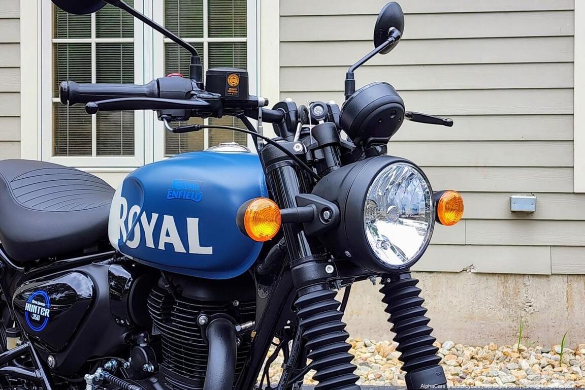 2024 Royal Enfield Hunter 350 Rebel Blue Boston MA