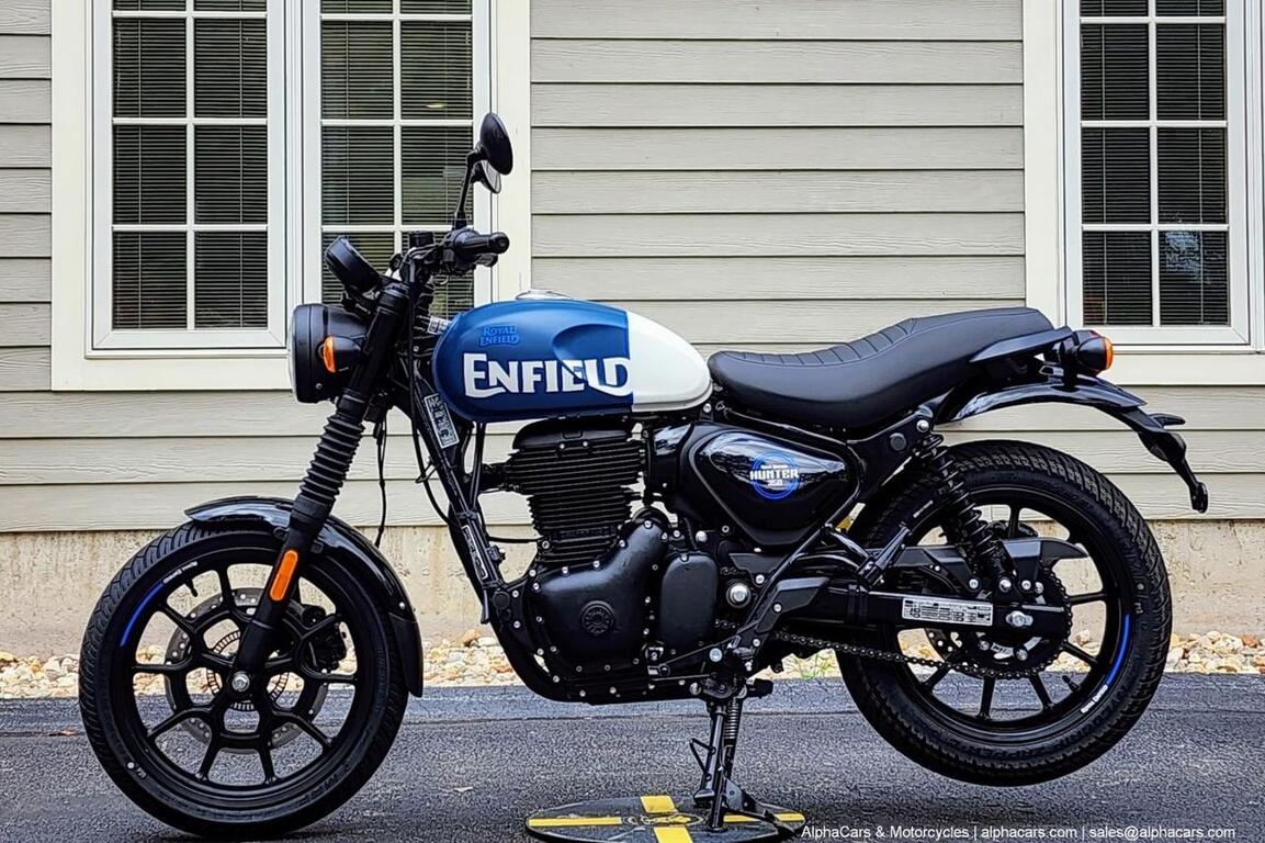 2024 Royal Enfield Hunter 350 Rebel Blue Boston MA