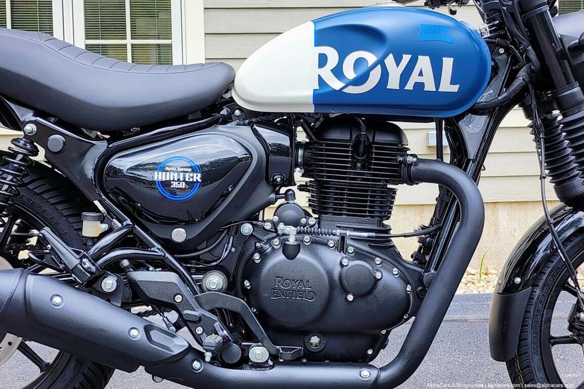 2024 Royal Enfield Hunter 350 Rebel Blue Boston MA