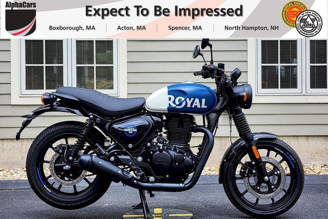 2024 Royal Enfield Hunter 350 Rebel Blue Boston MA