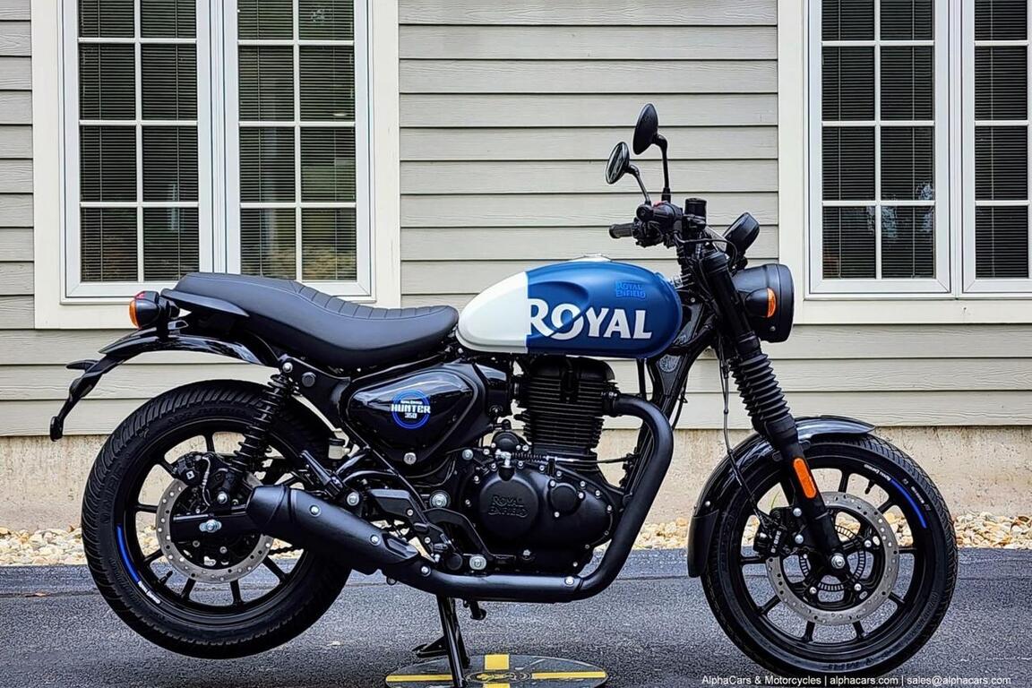 2024 Royal Enfield Hunter 350 Rebel Blue Boston MA