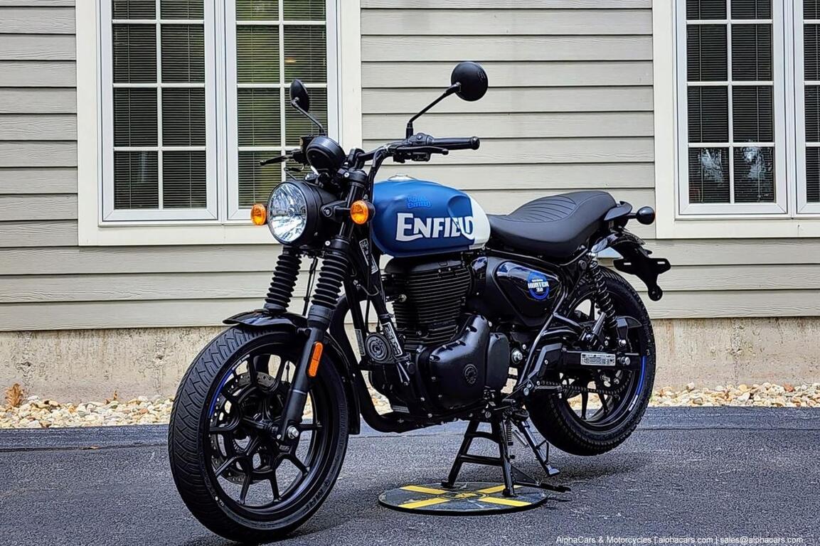 2024 Royal Enfield Hunter 350 Rebel Blue Boston MA