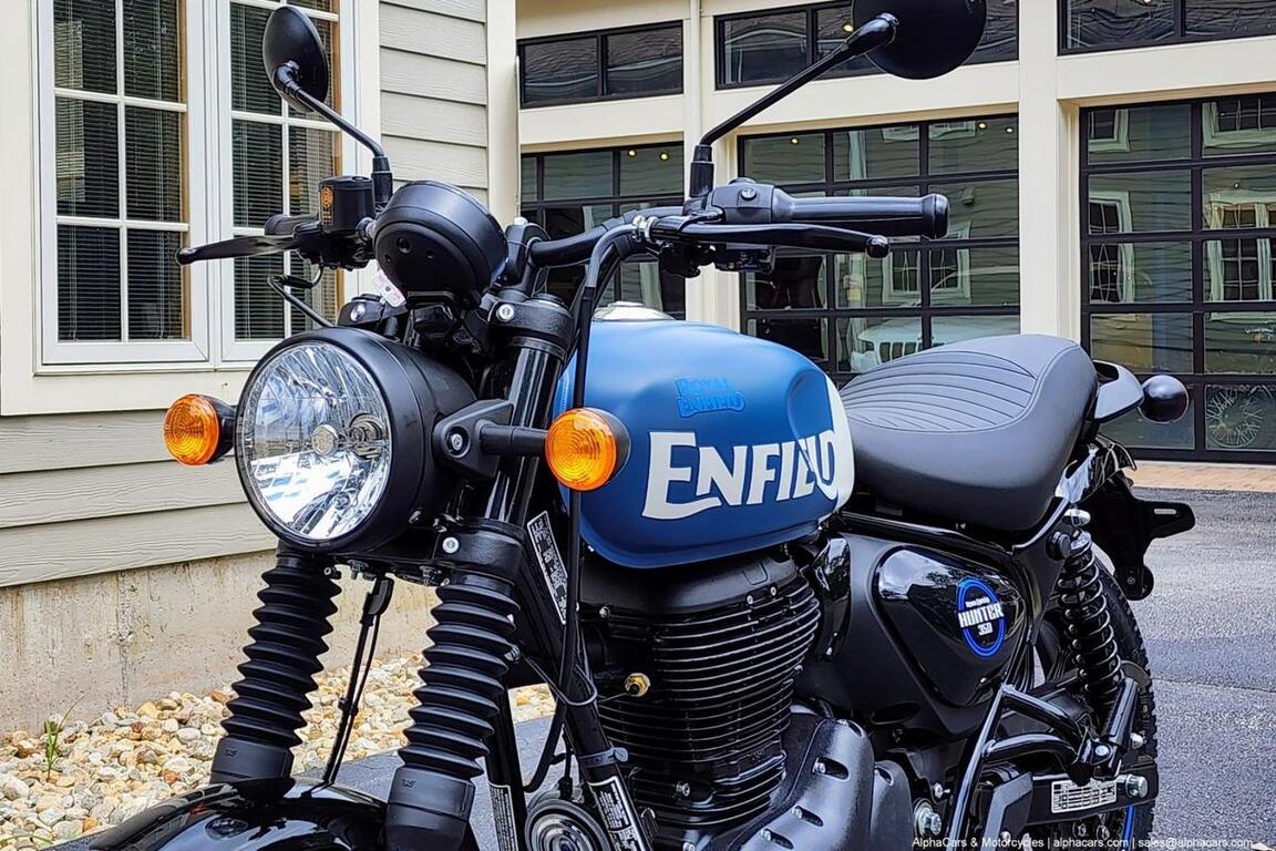 2024 Royal Enfield Hunter 350 Rebel Blue Boston MA