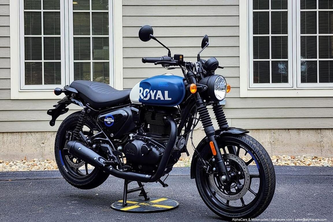 2024 Royal Enfield Hunter 350 Rebel Blue Boston MA