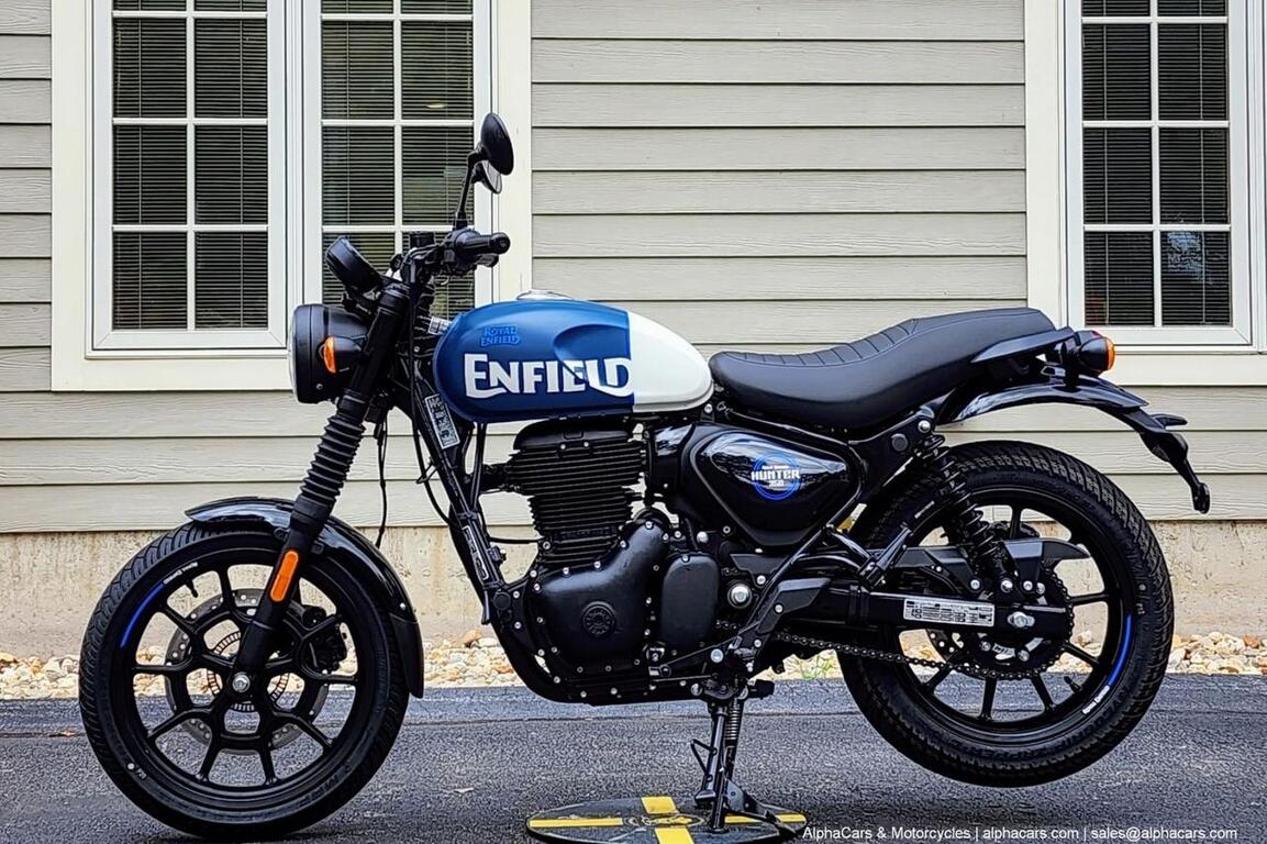 2024 Royal Enfield Hunter 350 Rebel Blue Boston MA