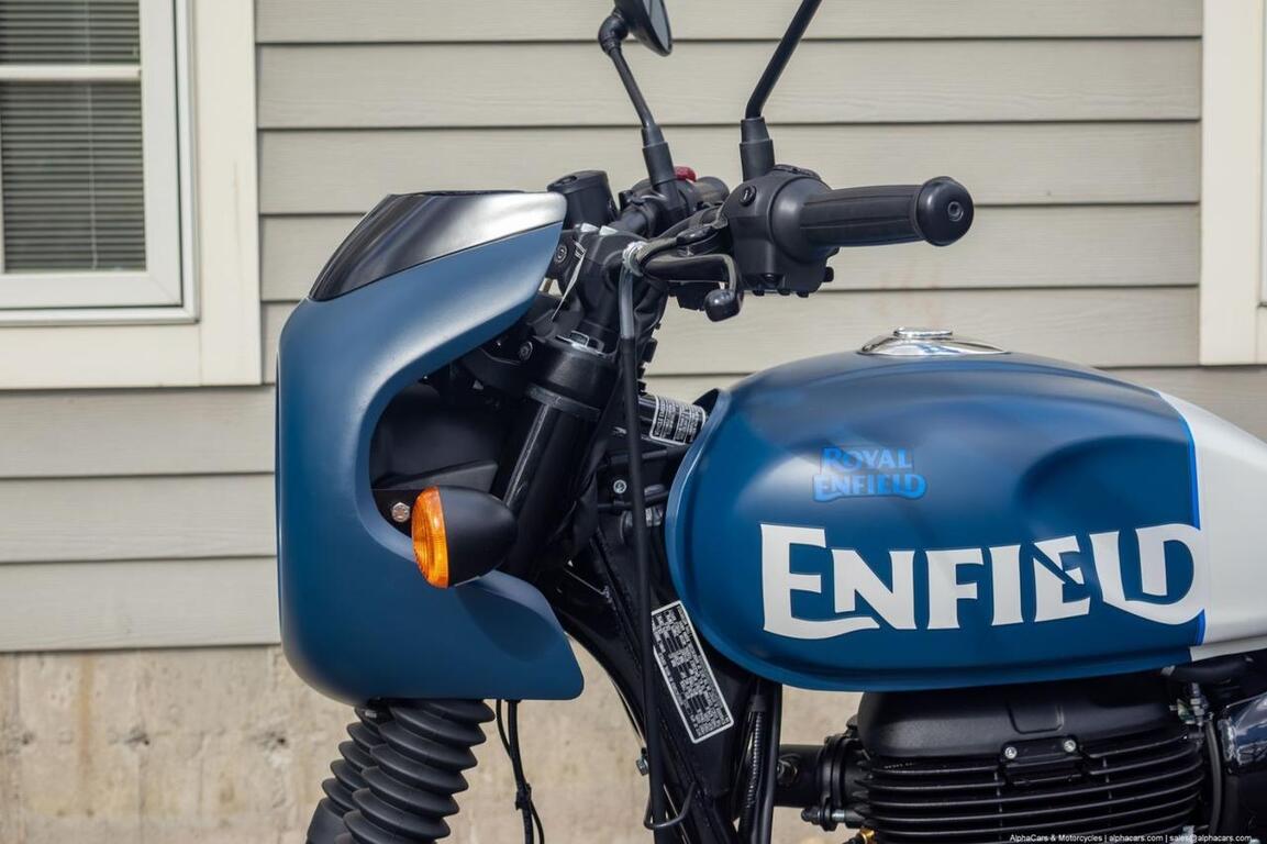 2024 Royal Enfield Hunter 350 Rebel Blue Cafe Boston MA