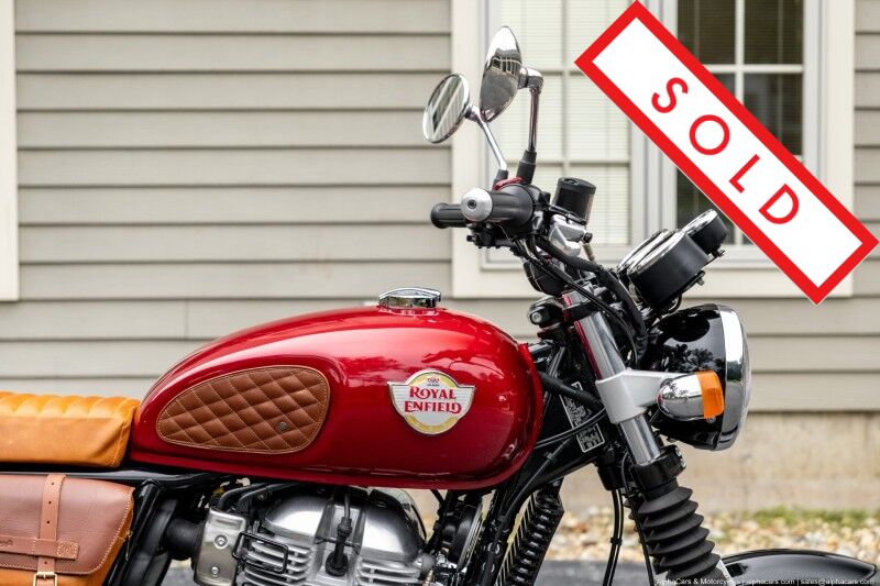 2024 Royal Enfield Interceptor INT650 Canyon Red Custom Boston MA