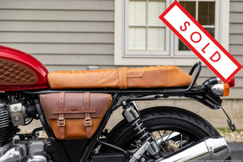 2024 Royal Enfield Interceptor INT650 Canyon Red Custom Boston MA