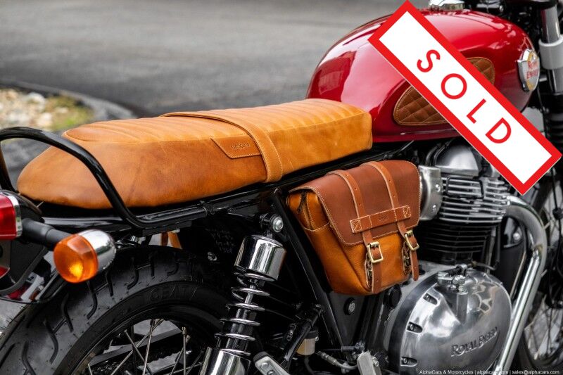 2024 Royal Enfield Interceptor INT650 Canyon Red Custom Boston MA