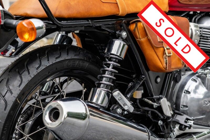 2024 Royal Enfield Interceptor INT650 Canyon Red Custom Boston MA