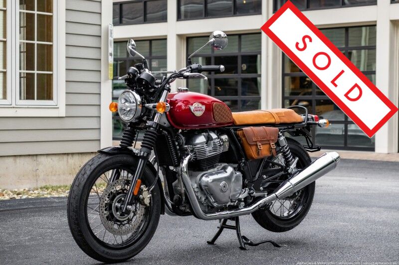 2024 Royal Enfield Interceptor INT650 Canyon Red Custom Boston MA