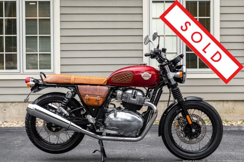 2024 Royal Enfield Interceptor INT650 Canyon Red Custom Boston MA