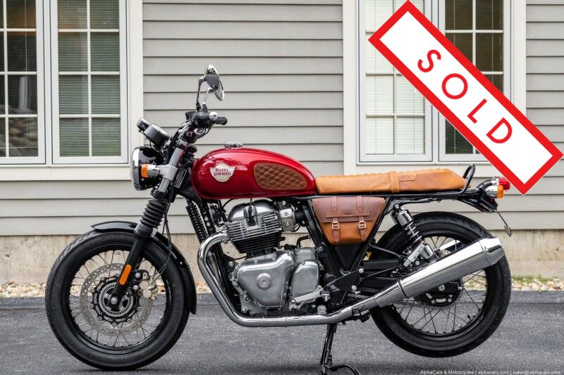 2024 Royal Enfield Interceptor INT650 Canyon Red Custom Boston MA