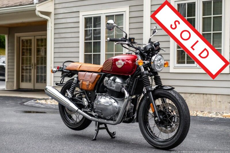 2024 Royal Enfield Interceptor INT650 Canyon Red Custom Boston MA