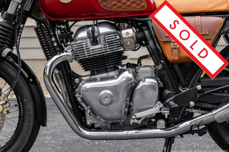 2024 Royal Enfield Interceptor INT650 Canyon Red Custom Boston MA