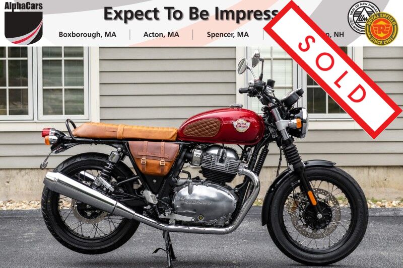 2024 Royal Enfield Interceptor INT650 Canyon Red Custom Boston MA