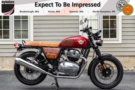 2024 Royal Enfield Interceptor INT650 Canyon Red Custom Boston MA