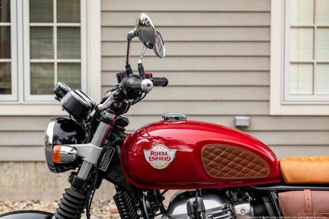 2024 Royal Enfield Interceptor INT650 Canyon Red Custom Boston MA