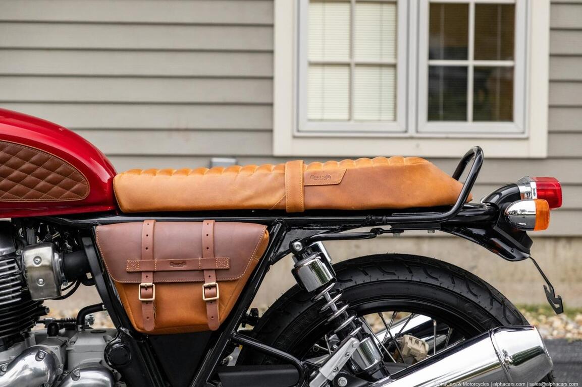 2024 Royal Enfield Interceptor INT650 Canyon Red Custom Boston MA