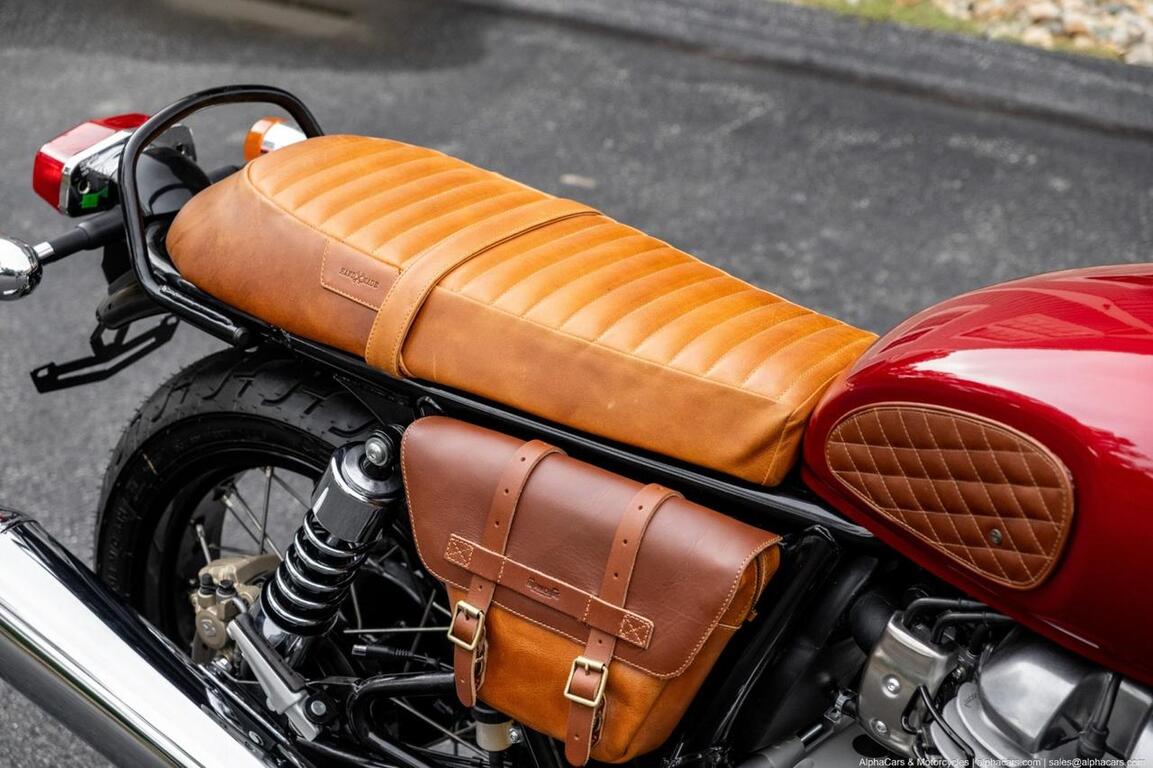 2024 Royal Enfield Interceptor INT650 Canyon Red Custom Boston MA
