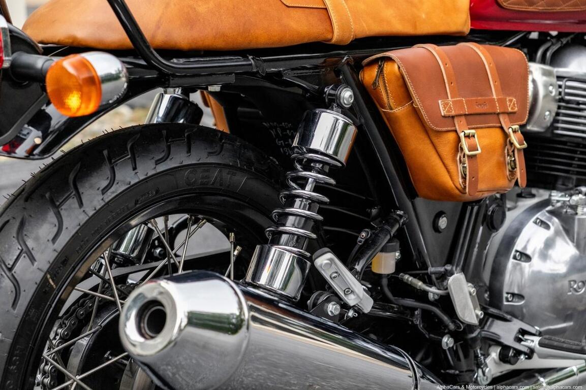 2024 Royal Enfield Interceptor INT650 Canyon Red Custom Boston MA