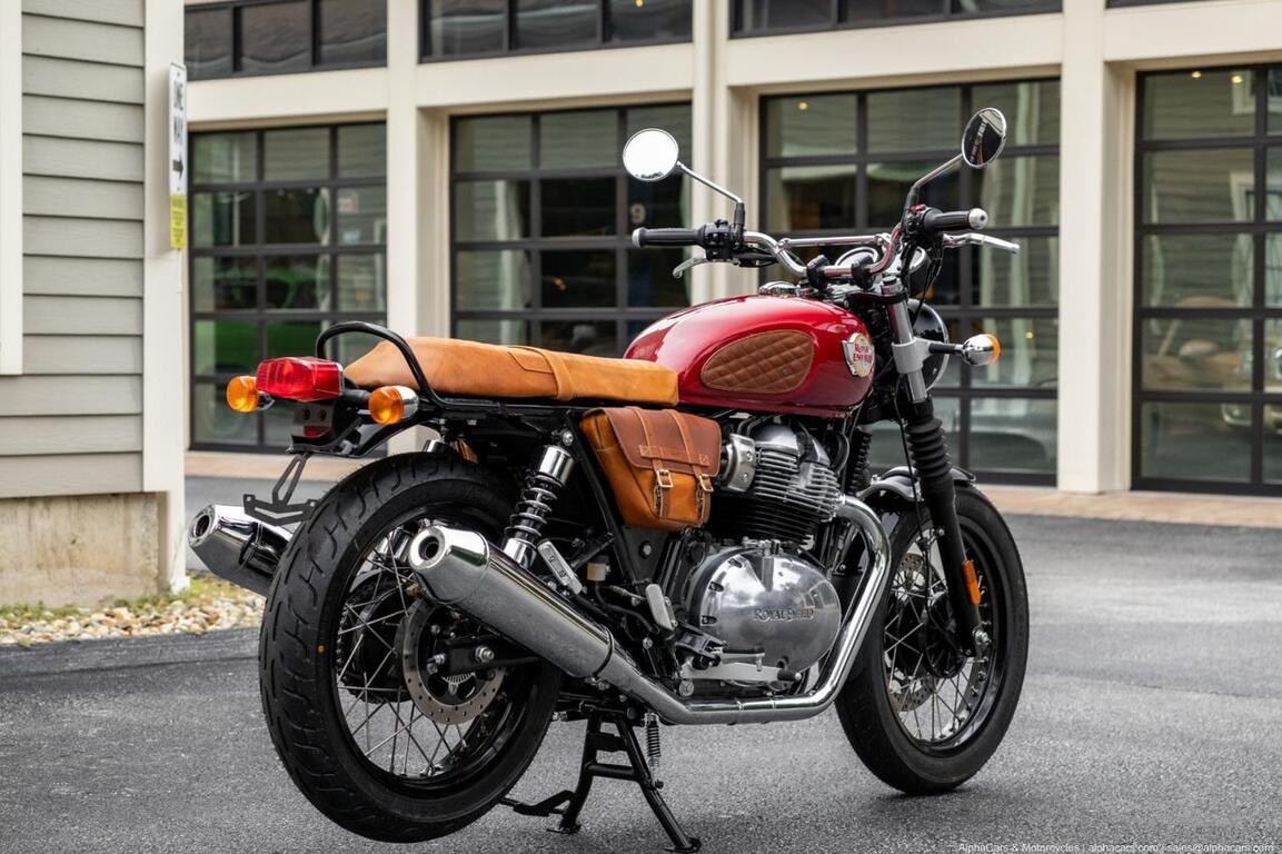 2024 Royal Enfield Interceptor INT650 Canyon Red Custom Boston MA