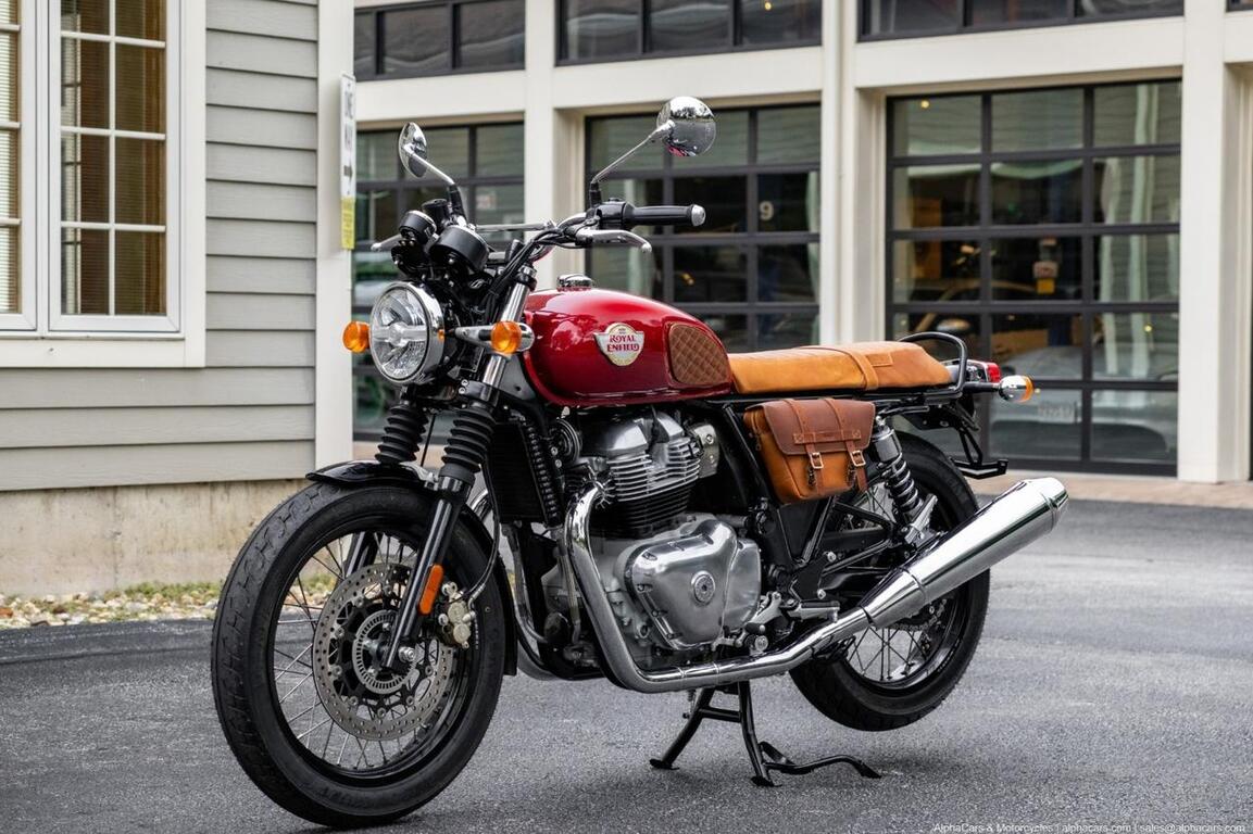 2024 Royal Enfield Interceptor INT650 Canyon Red Custom Boston MA