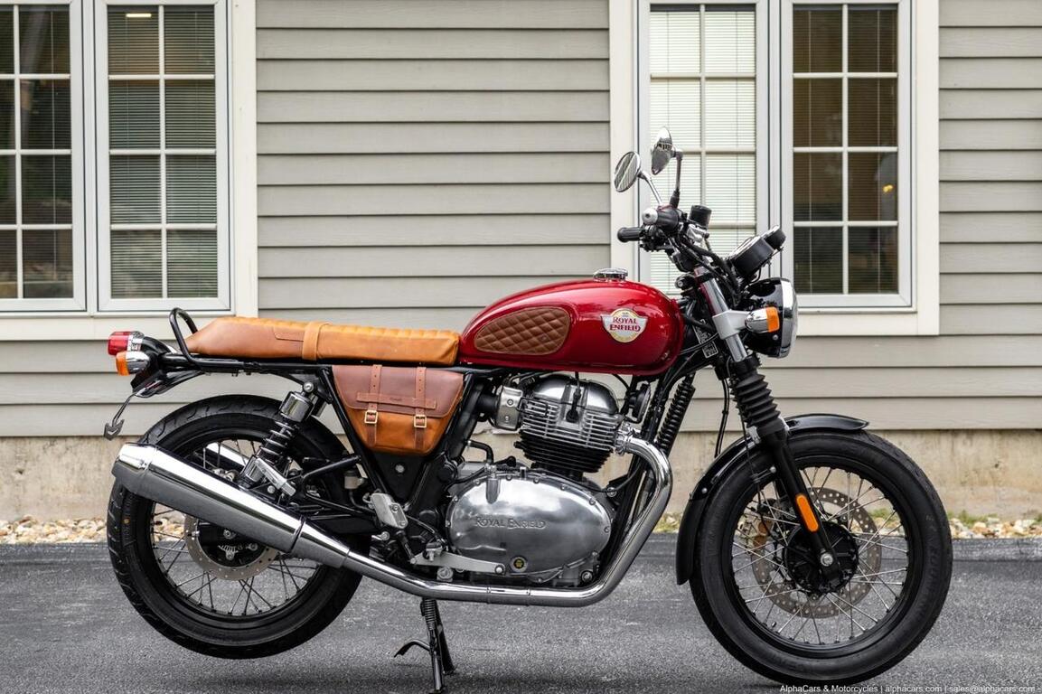 2024 Royal Enfield Interceptor INT650 Canyon Red Custom Boston MA