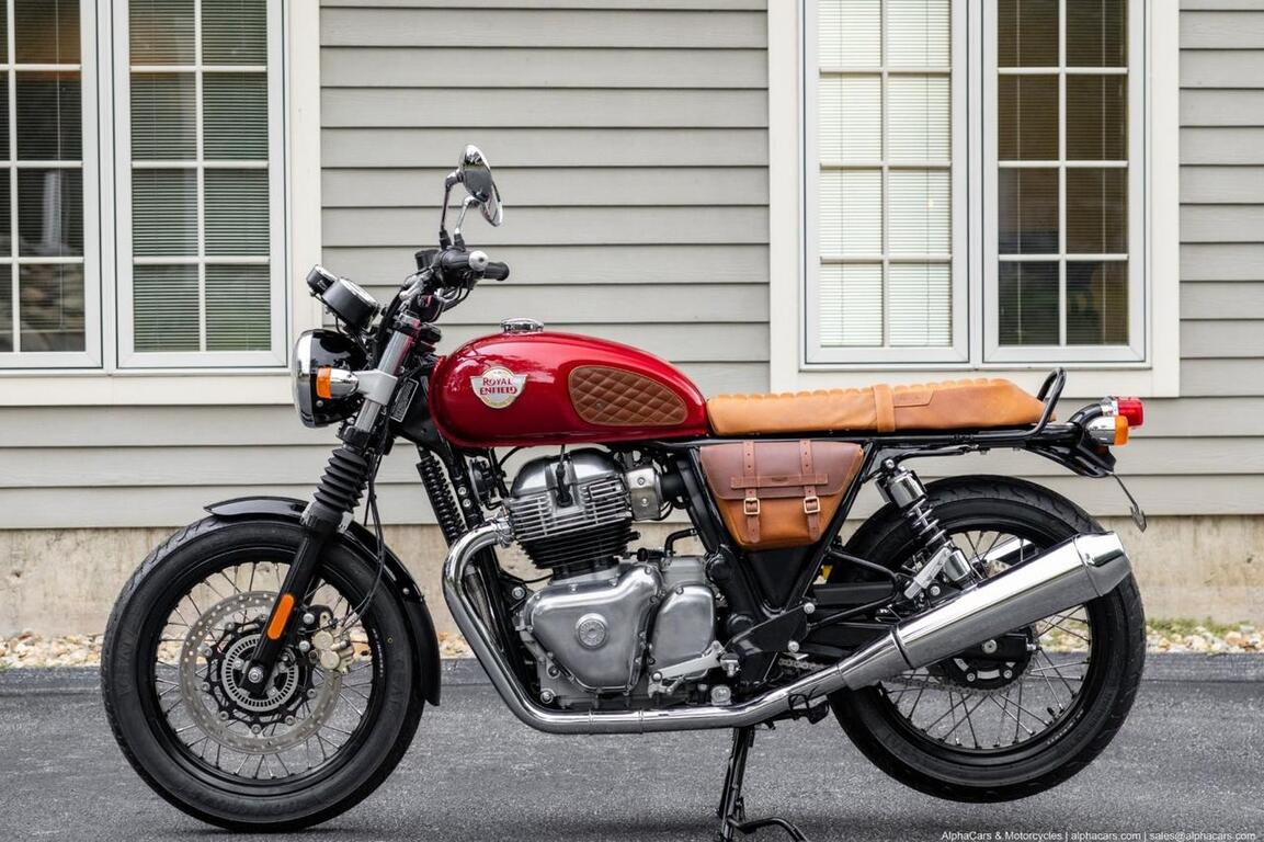 2024 Royal Enfield Interceptor INT650 Canyon Red Custom Boston MA