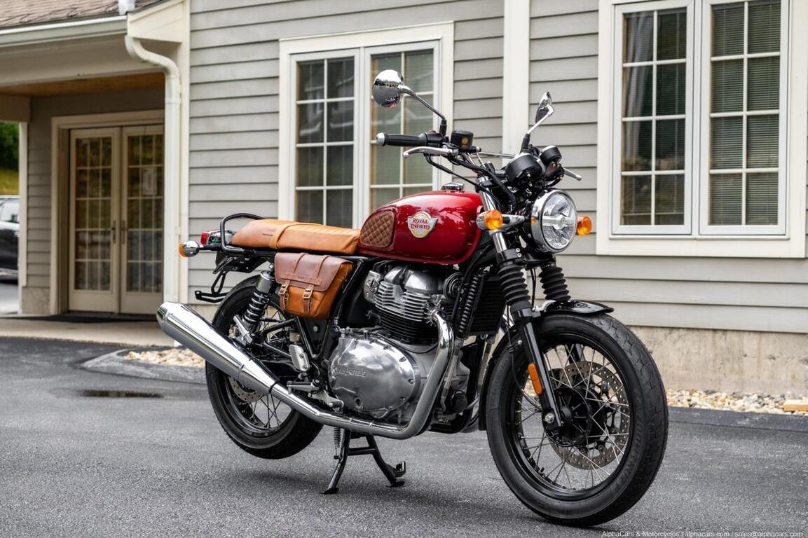 2024 Royal Enfield Interceptor INT650 Canyon Red Custom Boston MA