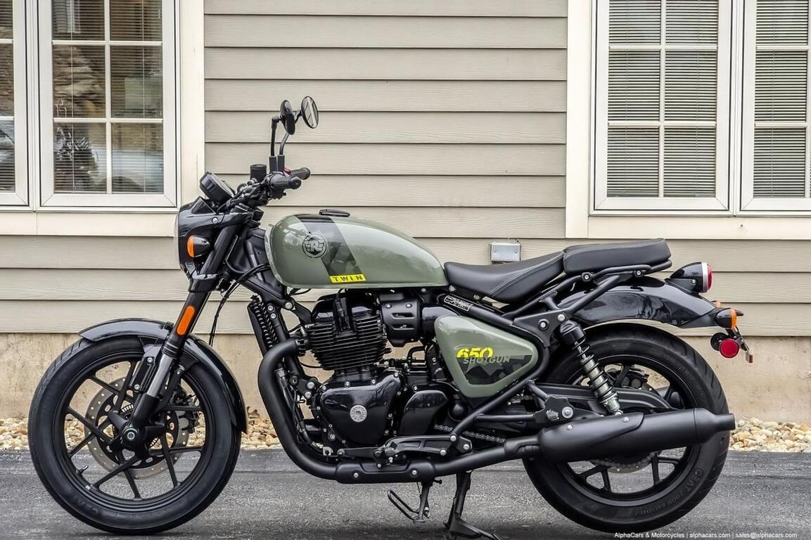 2024 Royal Enfield Shotgun 650 Drill Green Boston MA