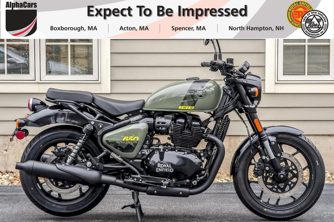 2024 Royal Enfield Shotgun 650 Drill Green Boston MA