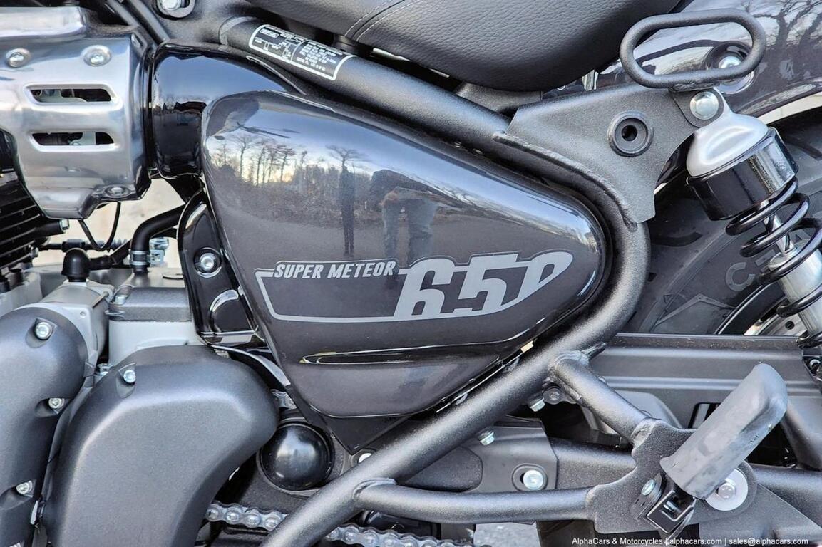 2024 Royal Enfield Super Meteor 650 Astral Black Boston MA